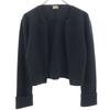 Made In Italy Cashmere 100% Jacket L Black Cardigan Women Used