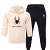 2025 Classic Leisure Set Autumn New Spider Personalized Pattern Printed Hoodie Set