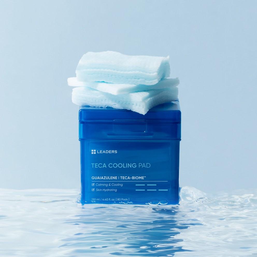 [Leaders Cosmetics] Охлаждающий успокаивающий пэд 130 мл, 80 шт.