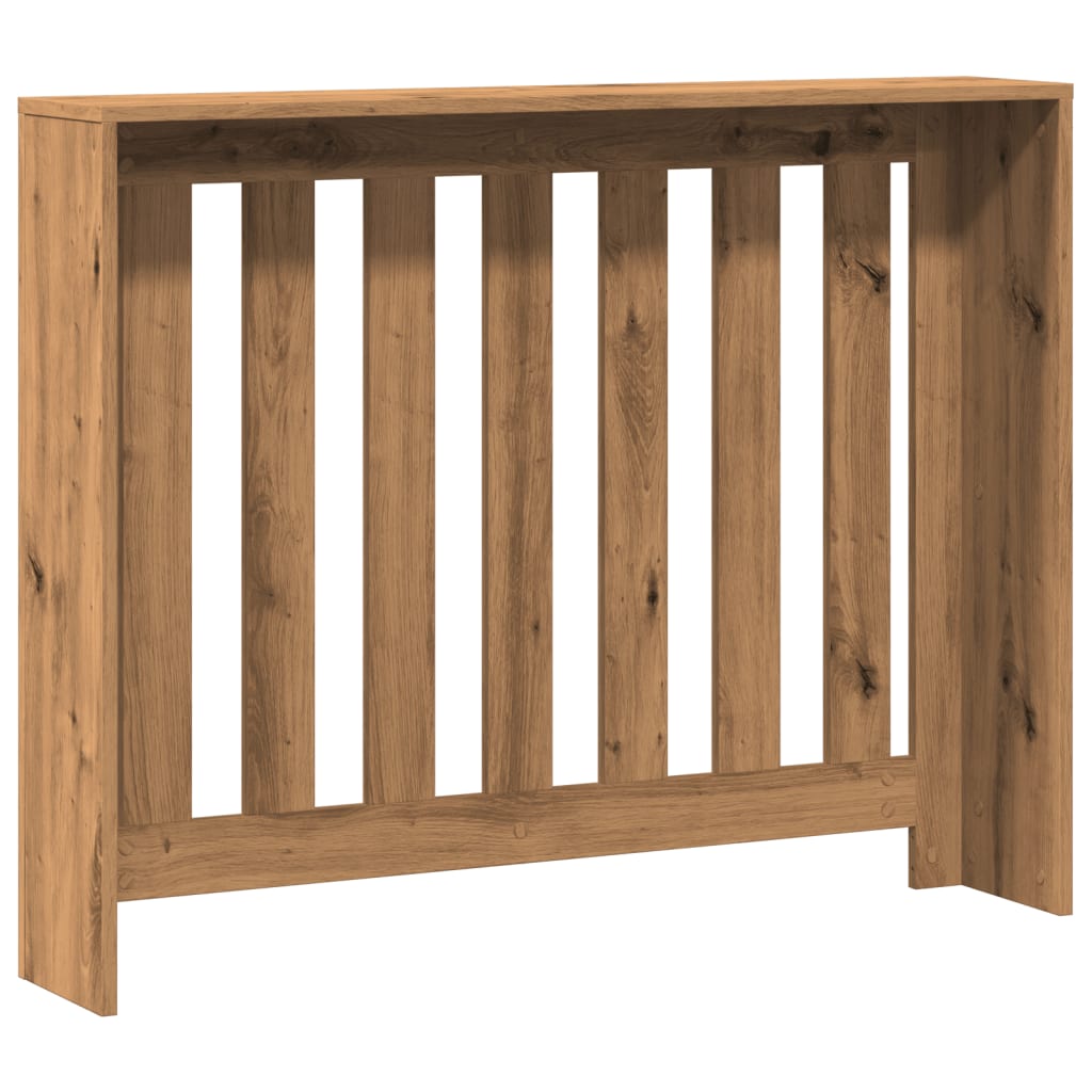 Radiator Cover Artisan Oak 104 x 20 x 82 cm Wood Based Material