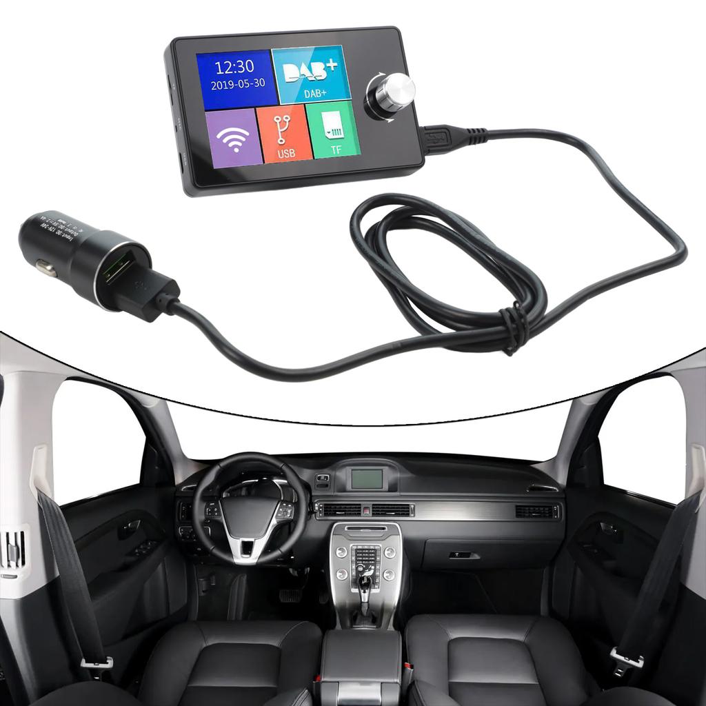 Для Автомобилей Для Грузовиков FM-передатчик Автомобильный Аудиоприемник Обновление Аудиосистемы Эффективное Расстояние Высокая Чувствительность Поддержка TF-карты