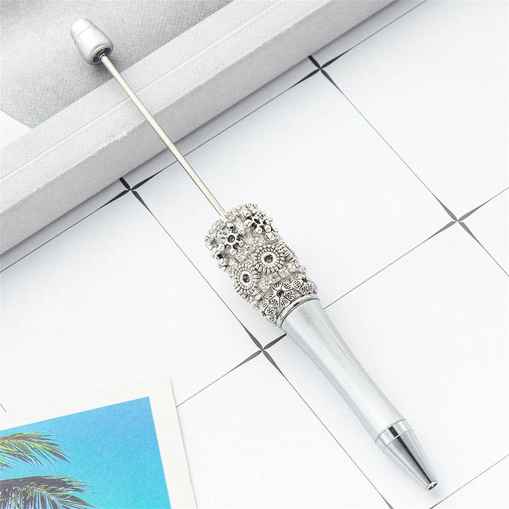 Творческая шариковая ручка с бисером 1,0 мм Канцелярская ручка Гладкая ручка для письма Ручка для подписи Ручка с бисером своими руками Школьные принадлежности