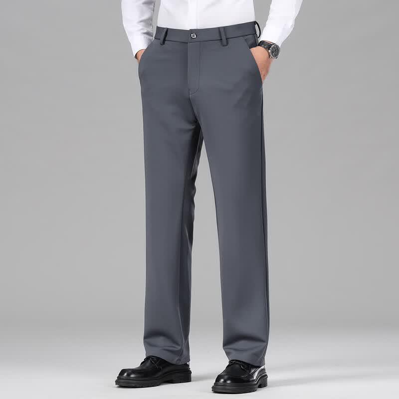 Pierre Cardin Мужские брюки прямого кроя в стиле business casual