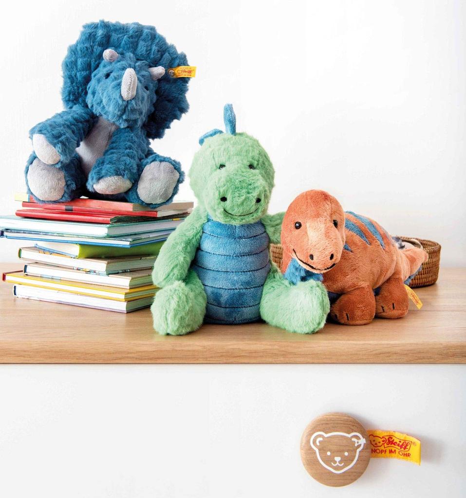 Steiff Cuddly Friends Brontosaurus Bronco 28 см 087837 Японский [Авторизованный продукт]