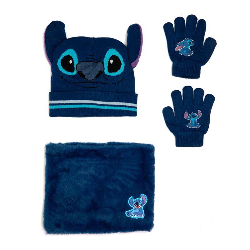 Lilo & Stitch Boy's Hat Gloves Snood TOM & KIDDY