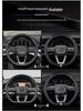 Roewe i5 (19-21) Steering Wheel Cover - Genuine Leather Suede, Four Seasons, Universal Fit, Carbon Fiber