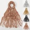 Tassels Dresses Shawls Sun Protection Wedding Scarf Summer Beach Scarves  for Women