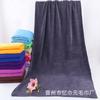 Утолщенное банное полотенце из тонкого волокна 80 * 180 400 г впитывающее пляжное банное полотенце