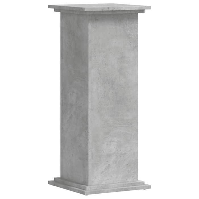 VidaXL Support pour plantes gris béton 33x33x80 cm bois d'ingénierie 852972