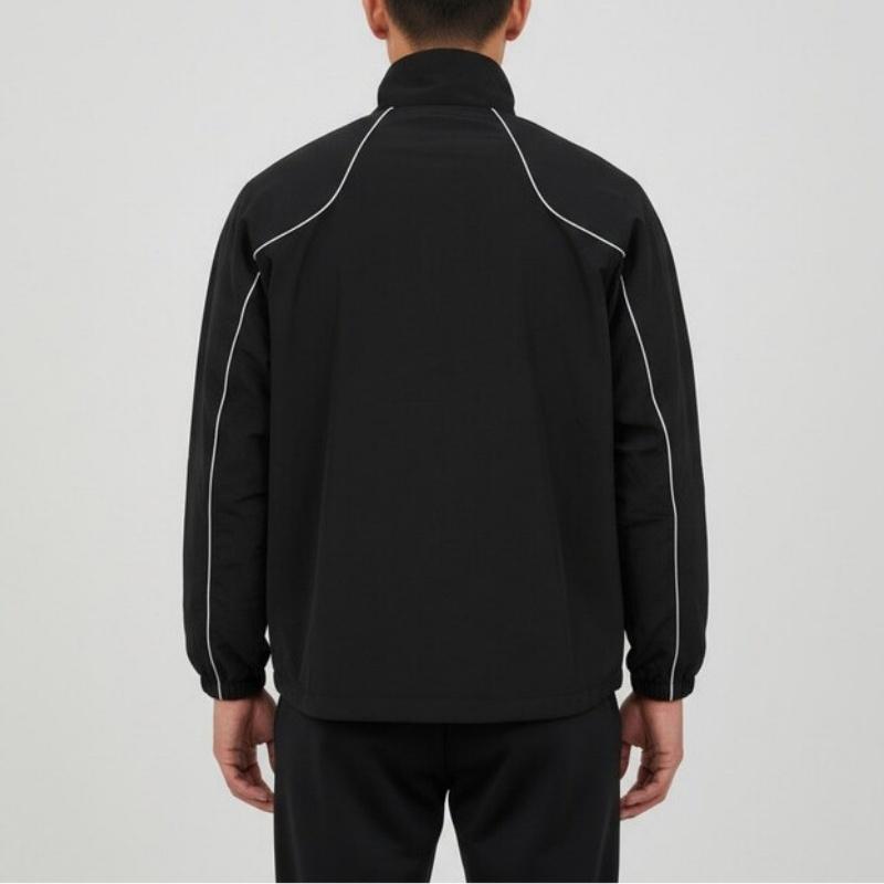 Adidas Jackets Men's Black Stand Collar Moderate Other KY9983