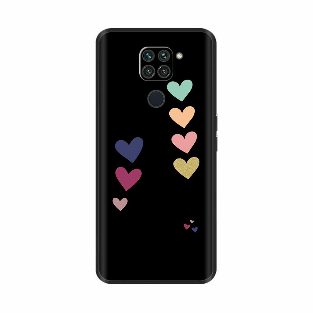 Чехол Для Xiaomi Redmi Note 9 Чехол Мягкая Черная Силиконовая Задняя Крышка Для Redmi Note9 Чехол Redmi Note 9 Чехол Funda Coque Бампер Оболочка