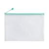 File Bag Large Capacity Storage A4 Files Stationery Carrying Case Transparent Visual Design Portable Document Organizer