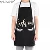 Фартук для ресниц для взрослых, домашняя кулинария, выпечка, чистящие фартуки, нагрудники, женские кухонные инструменты для наращивания ресниц, макияж