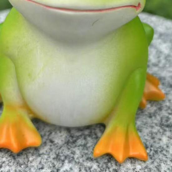 Рождественская шапка Санты Статуя лягушки Для дома Улицы Сада Лягушка Смола Фигурка Скульптура Кашпо Настольное украшение Орнамент