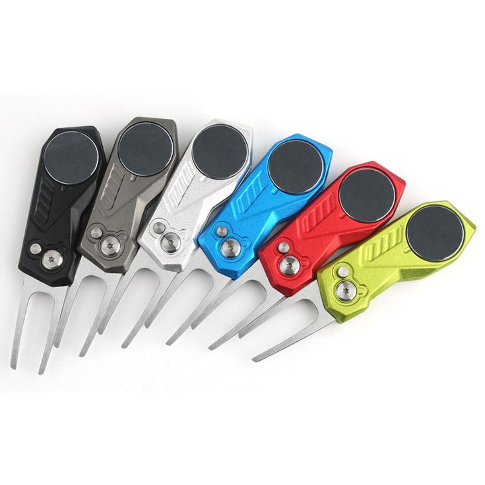 Switchblade Golf Green Fork Ball Marker Mini Golf Divot Tools Gift For Golfer