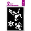 Adhesive Stencil Hummingbird 7x10 Cm