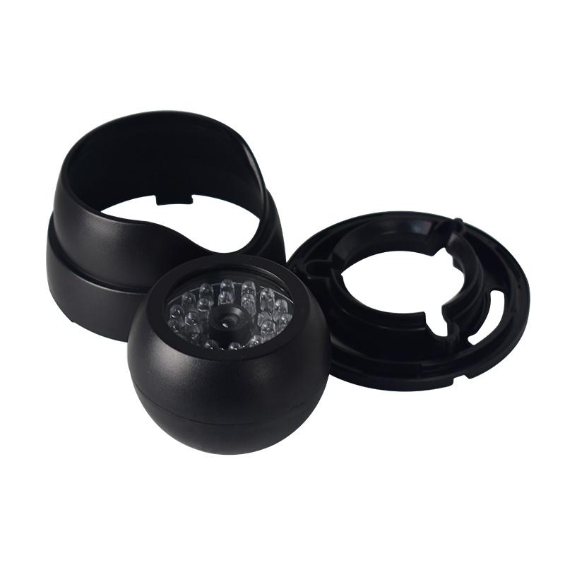 Dummy Dome Fake Security Camera CCTV 30pc False IR LED W/ Flashing Red LED Light