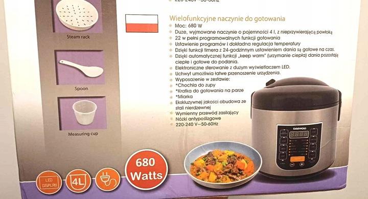 Parowar Multicooker Daewoo Dmc-22Sb