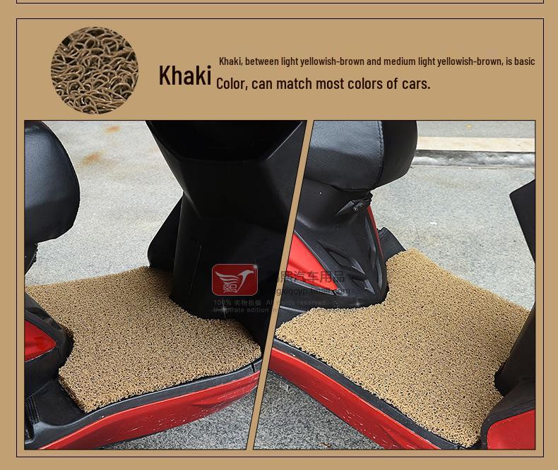 Водонепроницаемый, износостойкий шелковый коврик для ног в виде кольца для электромобиля Niu M1