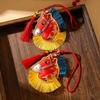 Tassel New Year Horse Pendant Chinese Style Car Hanging Ornaments  Cultural Gift