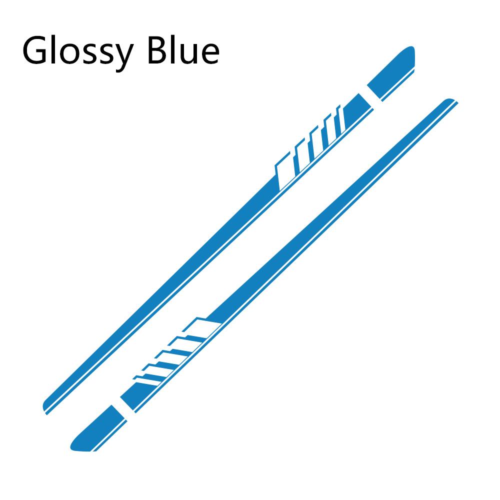 2Pcs/lot Car Waist Side Skirt Decoration Stickers Decals Vinyl For Mercedes Benz W205 W203 W204 C Class Auto Car Accessories