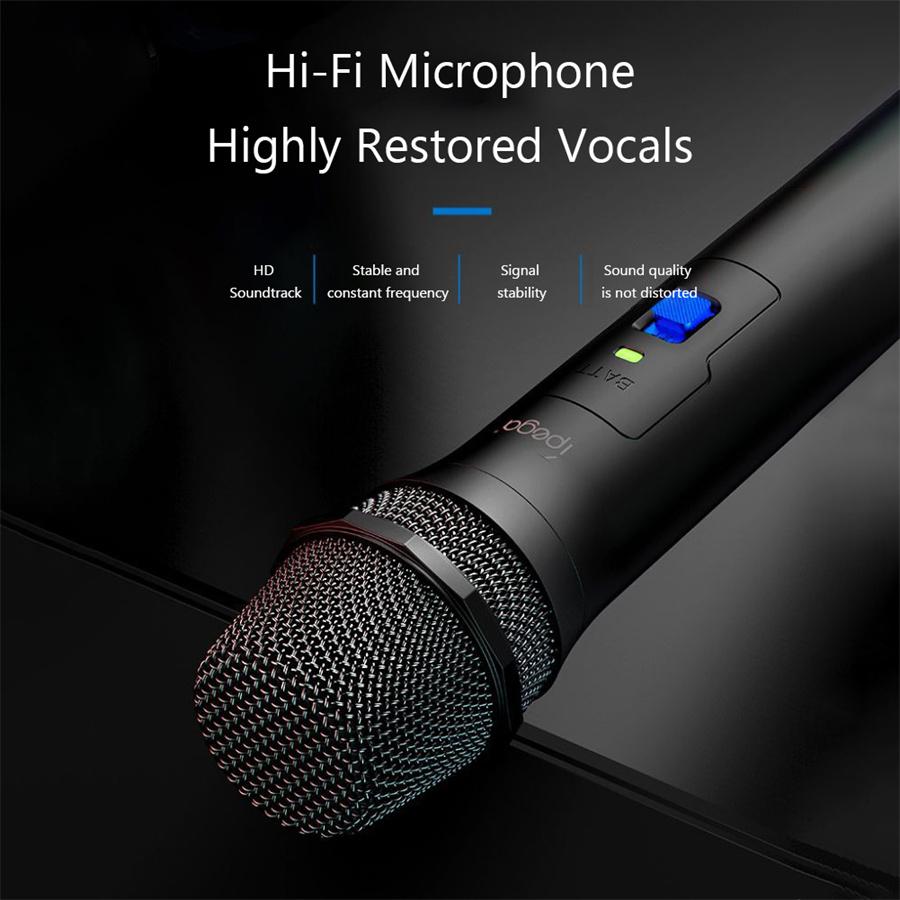 Wireless Game Microphone Speaker HiFi Mic for N-S / P5 / P4 / Wii U / Xb-one Game Console Karaoke Accessories