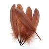 20PCS Hard Stick Colourful Goose Feathers Plumes Swan for Home Decoration Crafts DIY Jewelry Making Table Centerpieces 15-20cm