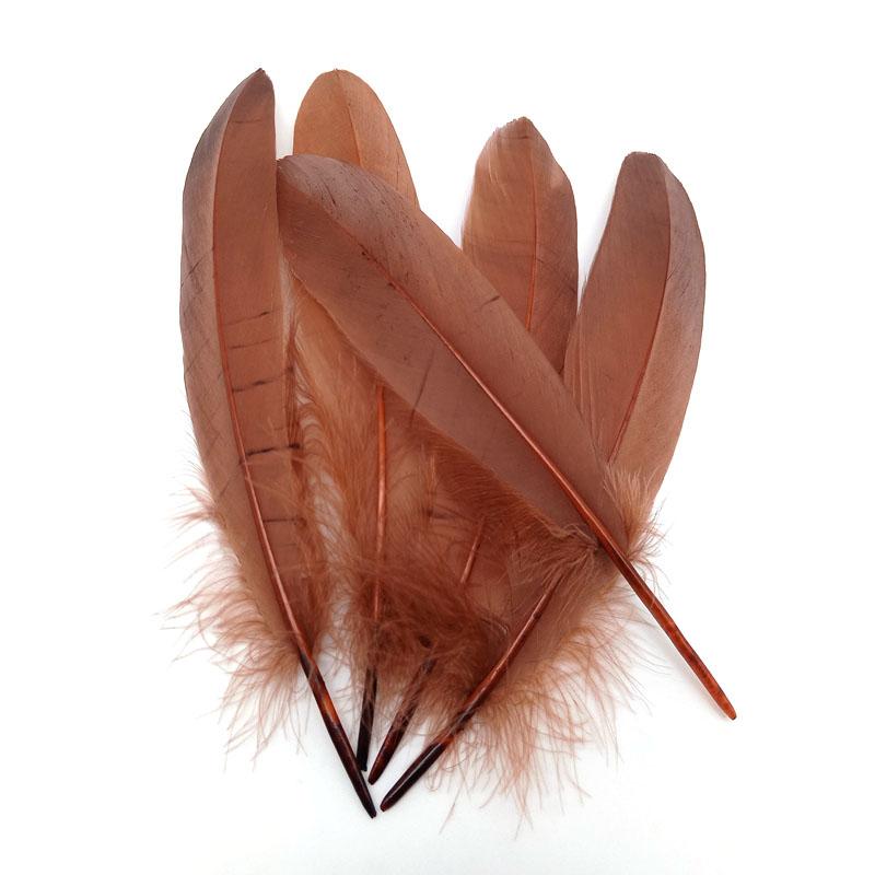20PCS Hard Stick Colourful Goose Feathers Plumes Swan for Home Decoration Crafts DIY Jewelry Making Table Centerpieces 15-20cm