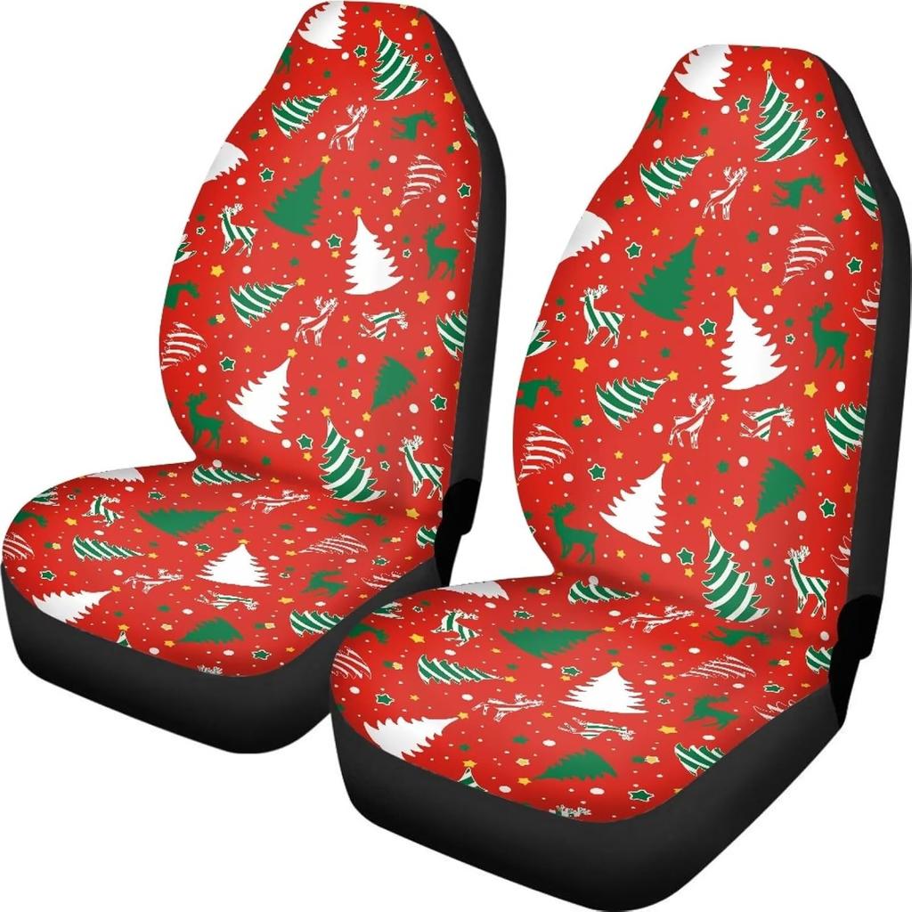 Talayituse Boho Dragonfly Print Car Seat Covers Set of 2, Breathable Front Bucket Seats Protector Auto Interior Accessories Decor Universal for Truck