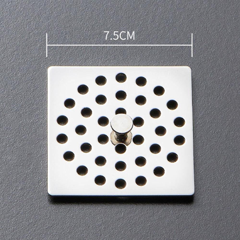 Round Square Shape Floor Drain Net Cover Stainless Steel Hair Filter Useful Drain Cover