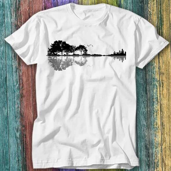 Guitar Tree Nature Forest Climate Change T Shirt Top Tee 230 Unisex T-Shirt