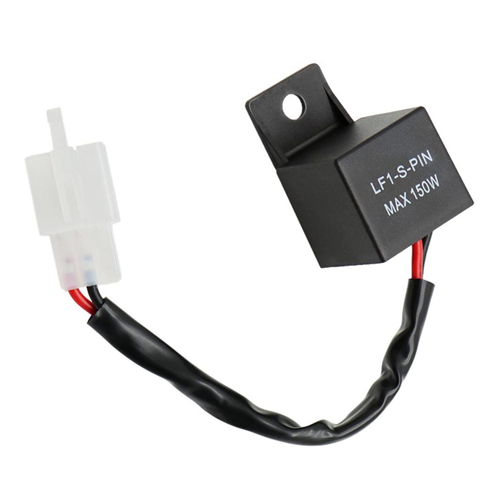 Shufearo LED Relay Indicator Relay, Motorcycle Quad Load, Independent Indicator LF1-S-PIN MAX 150W 2 PIN