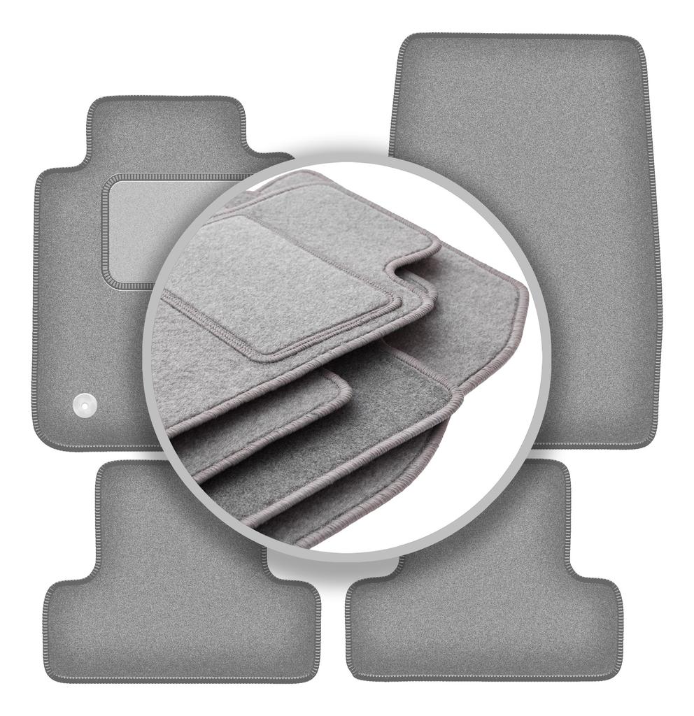 Gray car mats for: Ford Mustang MK6 coupe (2014-)