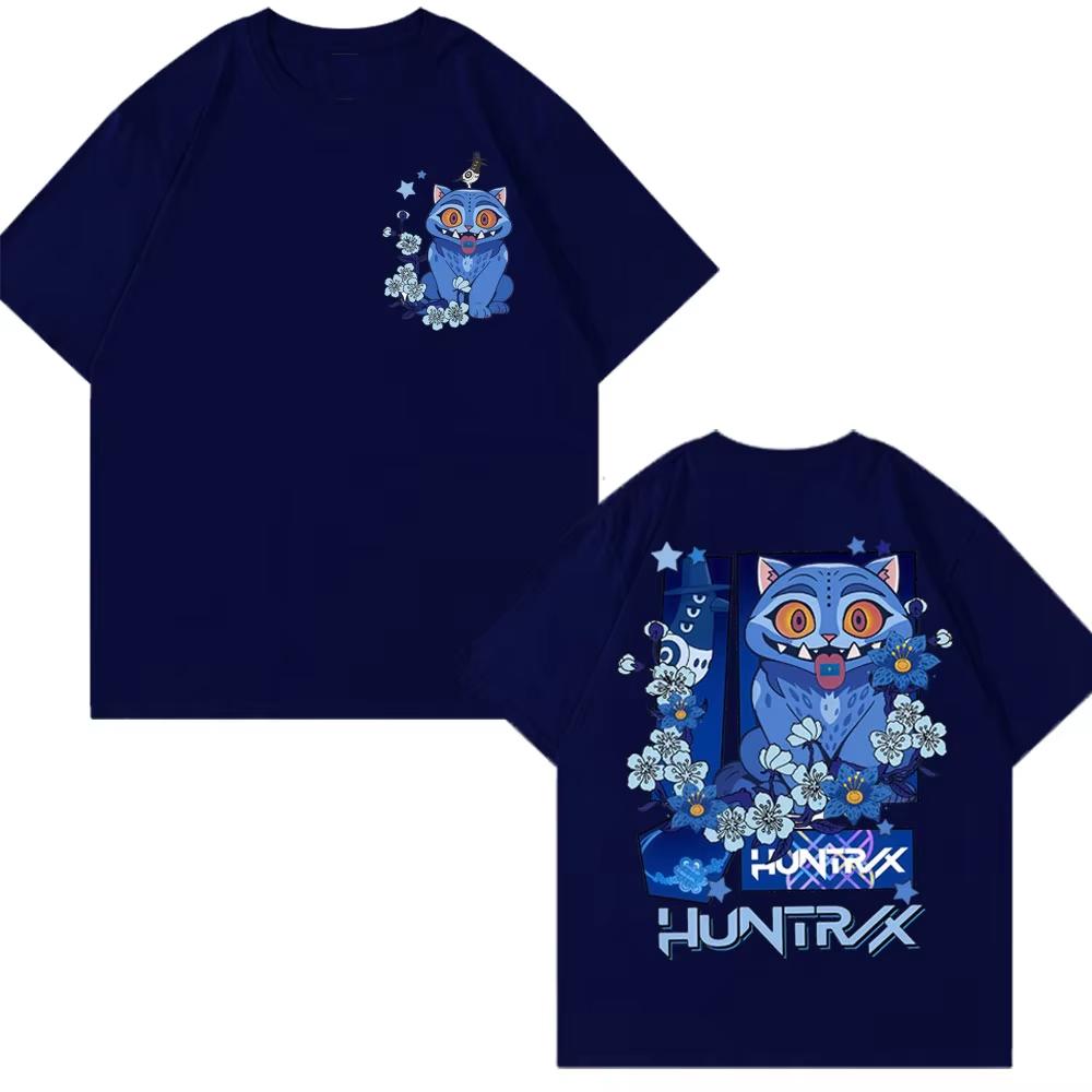 Новый фильм K-Pop Охотники на демонов Нелепый тигр 2025 Футболка Мода Эстетика Мужчины Женщины Футболки с круглым вырезом Оверсайз Повседневная футболка Лето