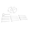 304 Stainless Steel Skewers Stand Set Multifunction Grill Dehydration Rack Fryer Accessories for