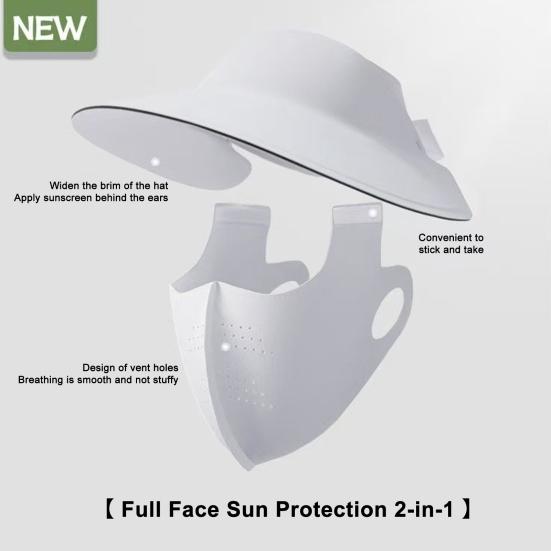 Женская шляпа с защитой лица, солнцезащитная дышащая однотонная шляпа от солнца