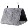 Parrot Hammock with 2 Hanging Hooks Warm Snuggle Hut Cage Tent for Cockatiels