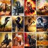 5D DIY Diamond Painting Animal Horse Cross Stitch Rhinestone Picture Kit Full Diamond Embroidery Mosaic Home Decoration Gifts
