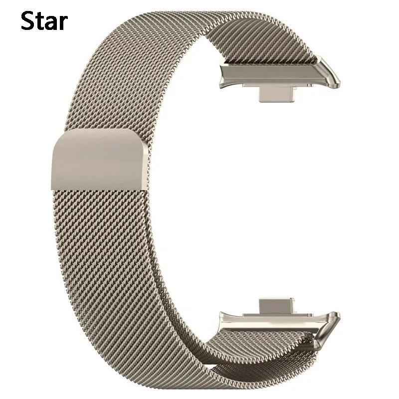 Ремешок из нержавеющей стали для часов Xiaomi Redmi Watch 4, металлический магнитный браслет, браслет для часов Xiao Mi Band 8 Pro Band