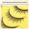 10 Pairs 3D Multi-Layer Criss-Cross Hard Stem False Eyelashes - 8DA10# Dense and Curled for Daily Wear and Photo Studio.