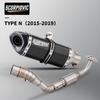 Motorcycle exhaust system motocross Modify For NMAX155 2015-2019 51mm exhaust Front Link Pipe