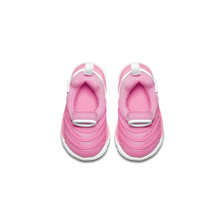 Nike Dynamo Free TD Pink Beam Baby Sneakers White 343938-625