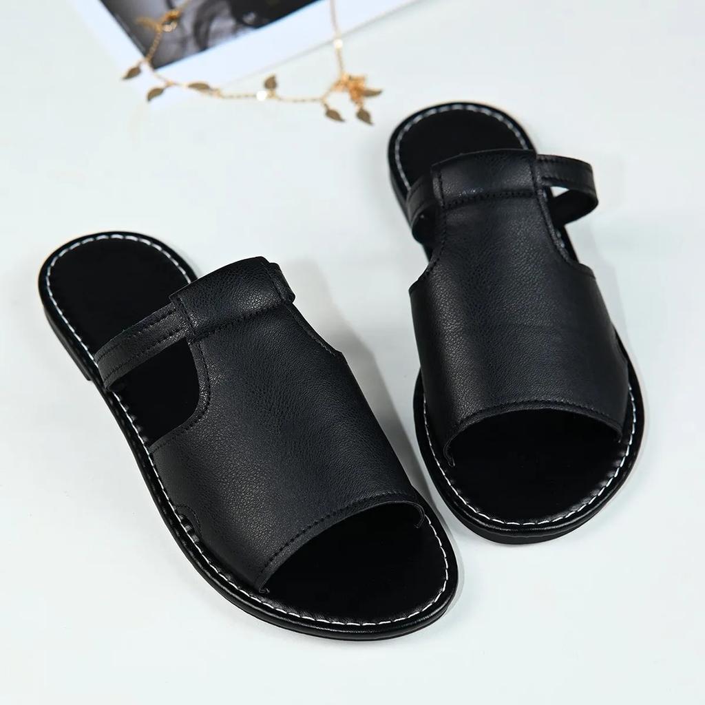 Fashion Women Slippers 2024 New Summer Flat Luxury Outdoor Beach Female Sandals Trend Brand Designer Slippers Slides Zapatos De Mujer