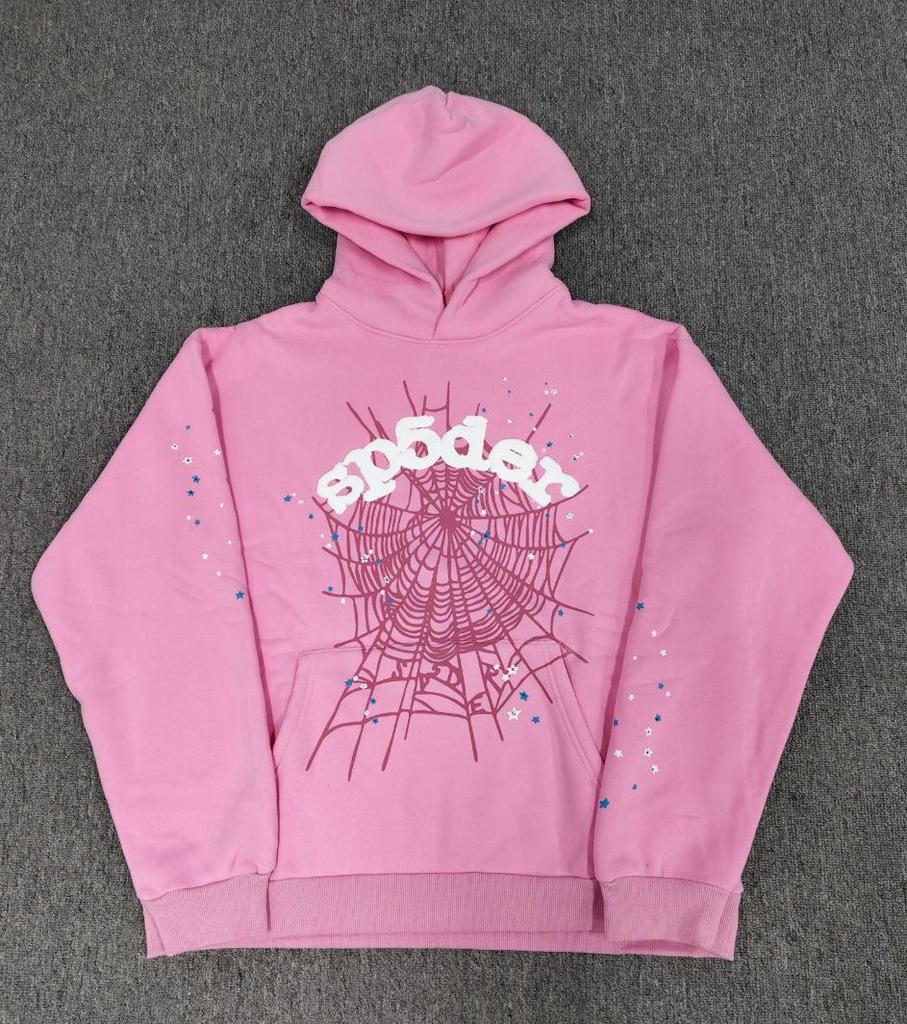 Мужская толстовка с принтом «Паутина» - Модная, свободного кроя, с плюшевой подкладкой