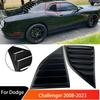 Жалюзи на боковые задние окна, накладка-воздухозаборник, заслонка для Dodge Challenger 2008-2023, Декор боковых задних окон, body kit, Тюнинг