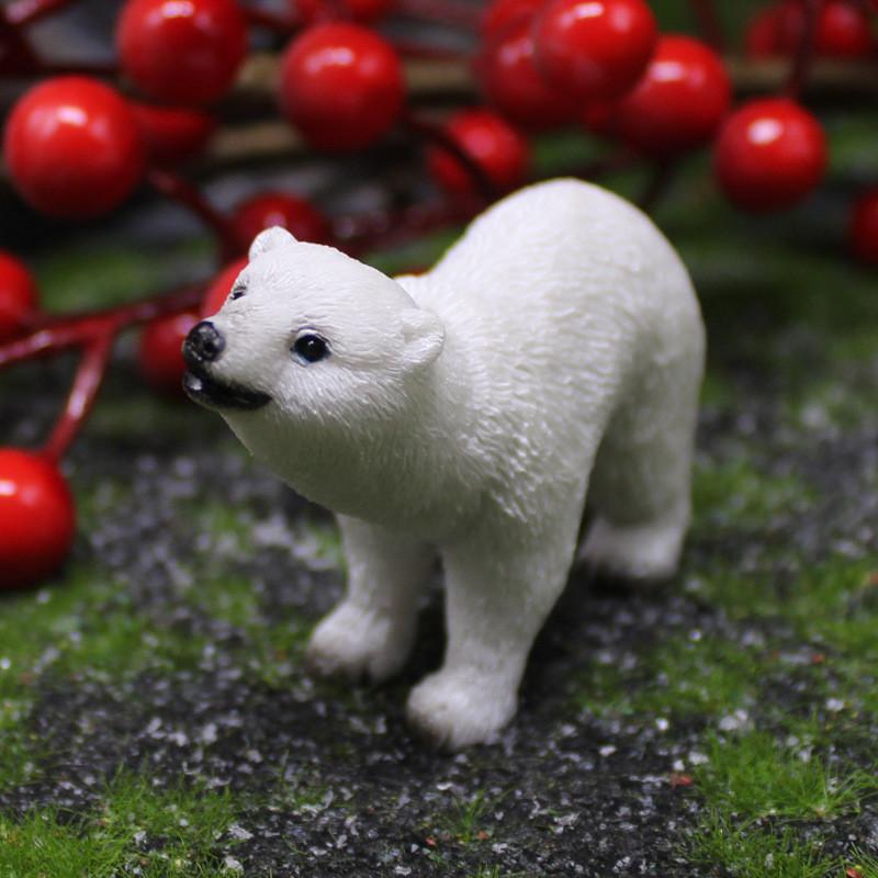 Bear Resin Arctic Garden Miniature With Cute Animal Design For Home Gifts Decor