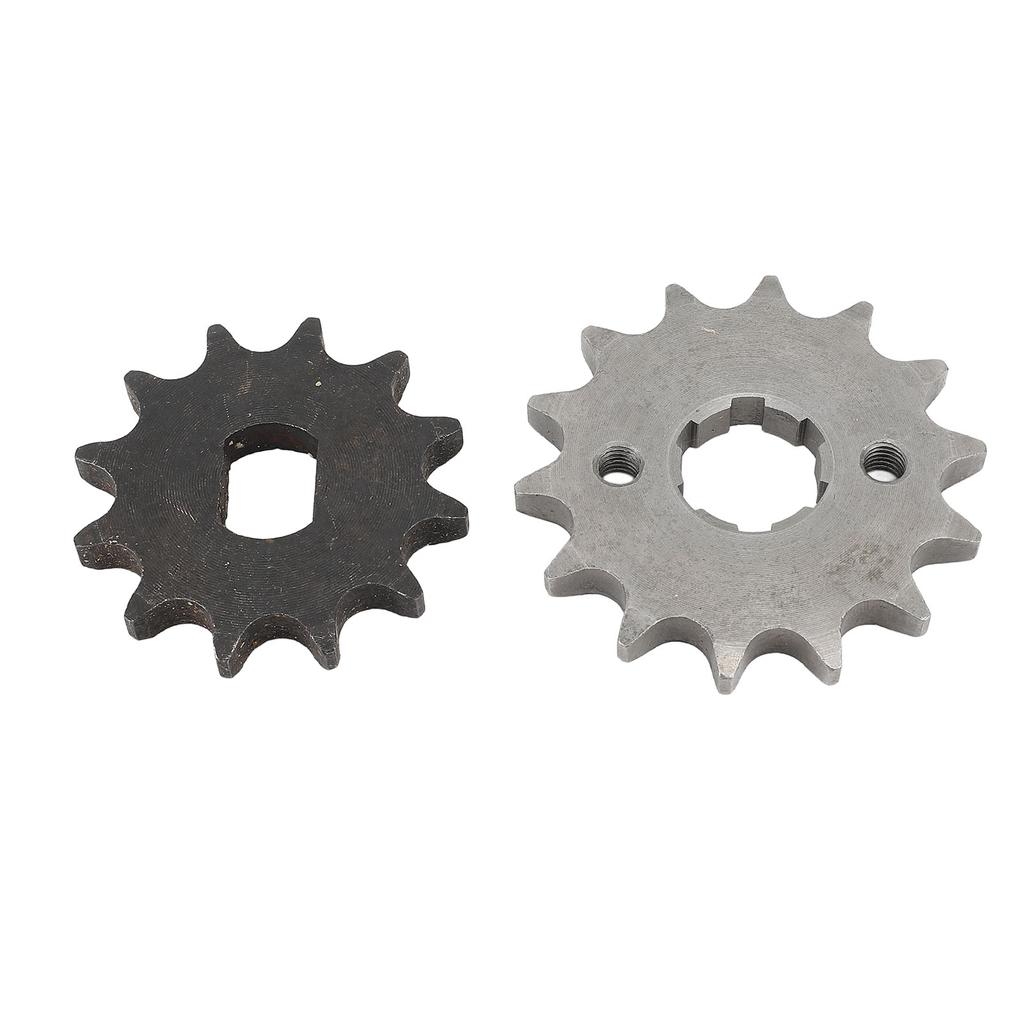 Звезда 428 14T 20MM 12T 12 X 17mm Комплект звезд Высокопроизводительный Прочный для скутеров 50cc 70cc 90cc 110cc Велосипедов