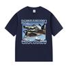 Bombardiro Crocodilo Забавные Мозгоразлагающие Мемы Футболки Унисекс Женские Винтажные Оверсайз с Принтом Футболка Унисекс Летняя Высококачественная Футболка