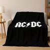 3D Мультяшное Фланелевое Одеяло с Изображением Рок-Группы ACDC Мягкое Теплое Одеяло Плед для Спальни Гостиной Кровати Путешествий Кемпинга Пикника Подарок