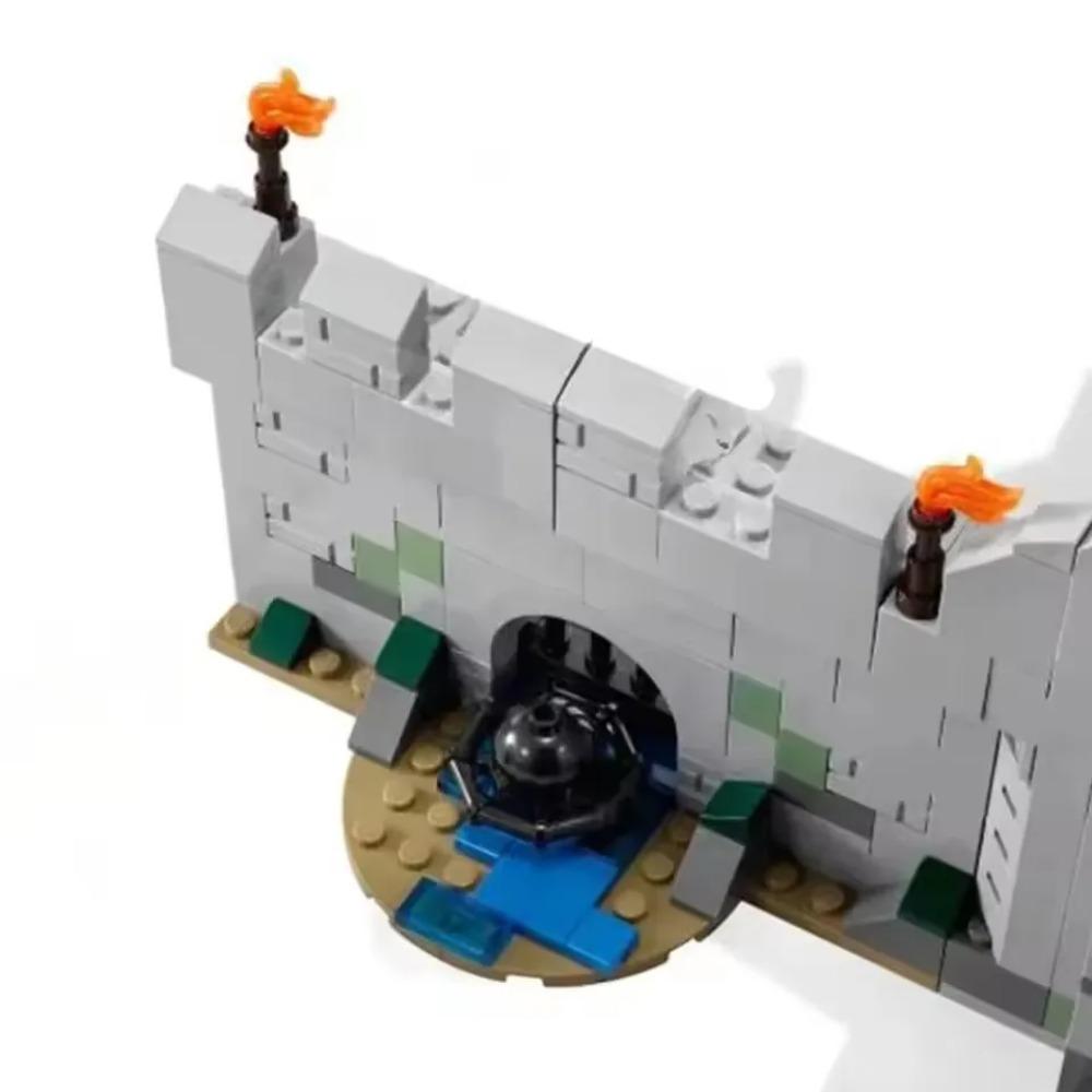 New MOC Medieval Castle Street View Building Model, Home Decor Display Ornament, Holiday & Birthday Gift